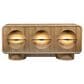 Uttermost Forest Rings 3-Door Cabinet with Light in Warm Wood, , large