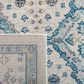 Safavieh Evoke EVK224C 10" x 14" Ivory and Light Blue Area Rug, , large