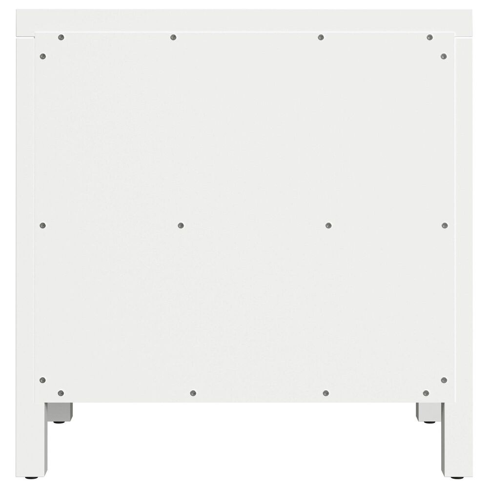 Butler Specialty Company Nora 3 Drawer Nightstand in Smooth White, , large