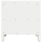Butler Specialty Company Nora 3 Drawer Nightstand in Smooth White, , large