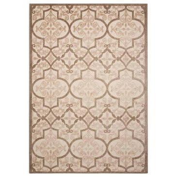 Nourison Aloha 3"6" x 5"6" Cream Indoor/Outdoor Area Rug, , large