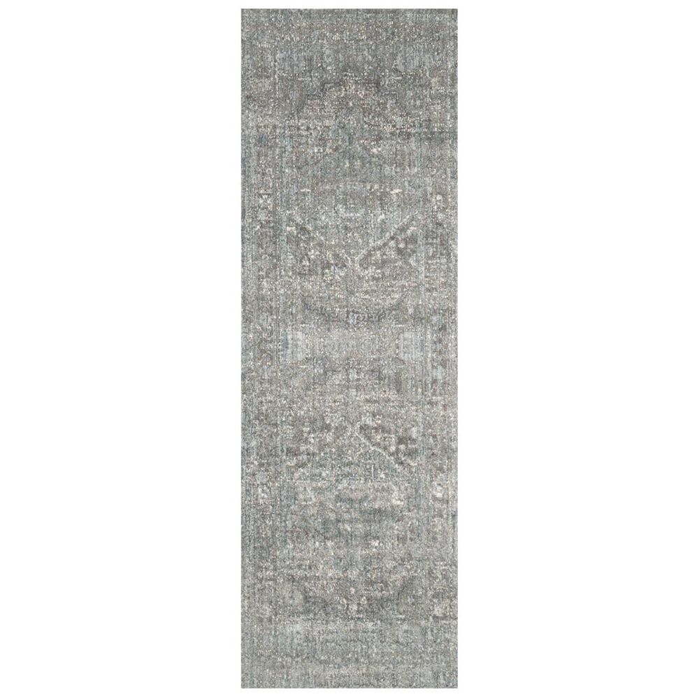 Loloi Anastasia AF-22 2"7" x 12" Stone and Blue Runner, , large