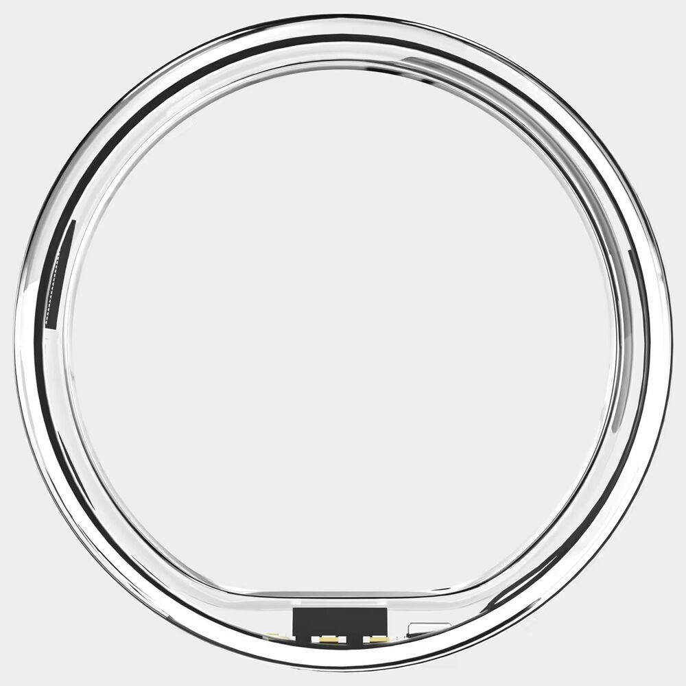 Ultrahuman Size 8 Activity Tracker Ring Air in Space Silver, , large