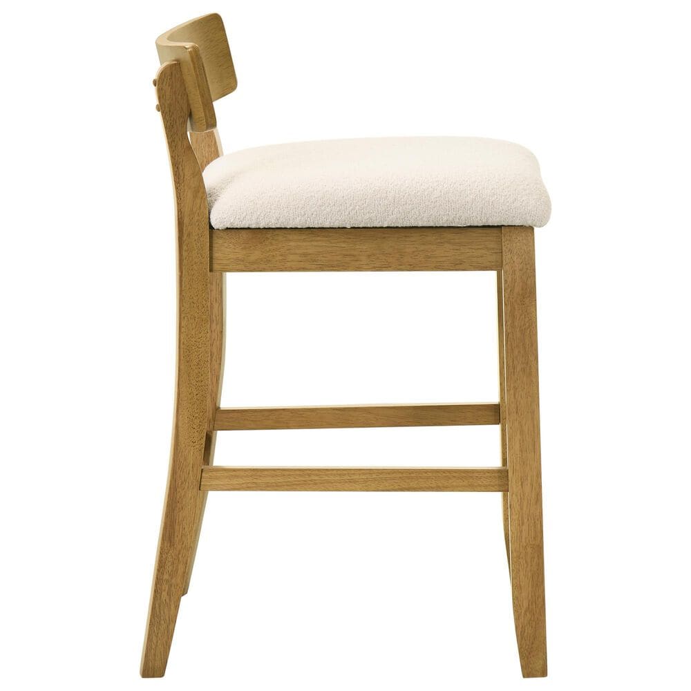 Armen Living Merie Counter Height Stool in Putty Brown, , large