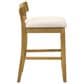 Armen Living Merie Counter Height Stool in Putty Brown, , large