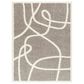 Surya Rodos Abstract 5"3" x 7" Charcoal, White, Sage Area Rug, , large