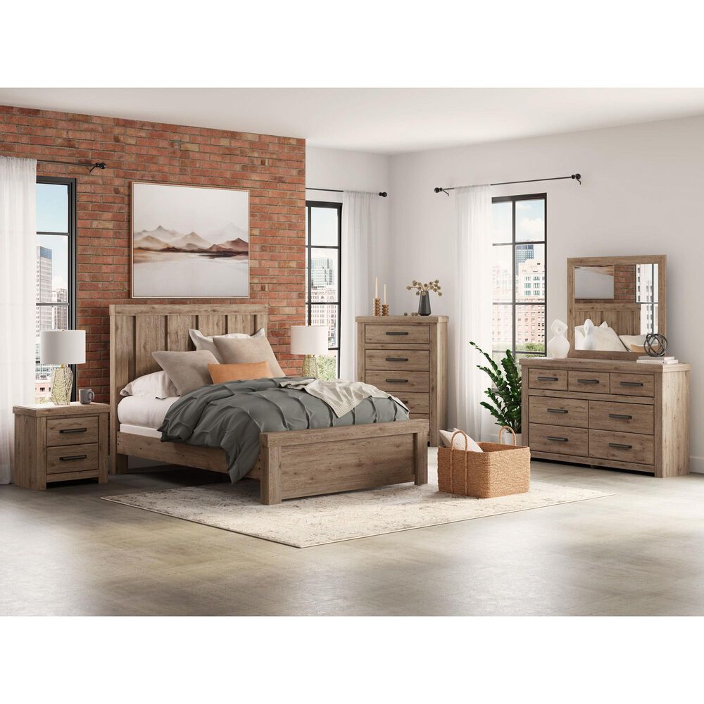Ashley 5-PIECE QUEEN PANEL BEDROOM SET, , large