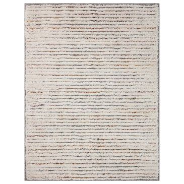 Loloi Levitt Shag 7"10" x 10" Ivory and Multicolor Area Rug, , large