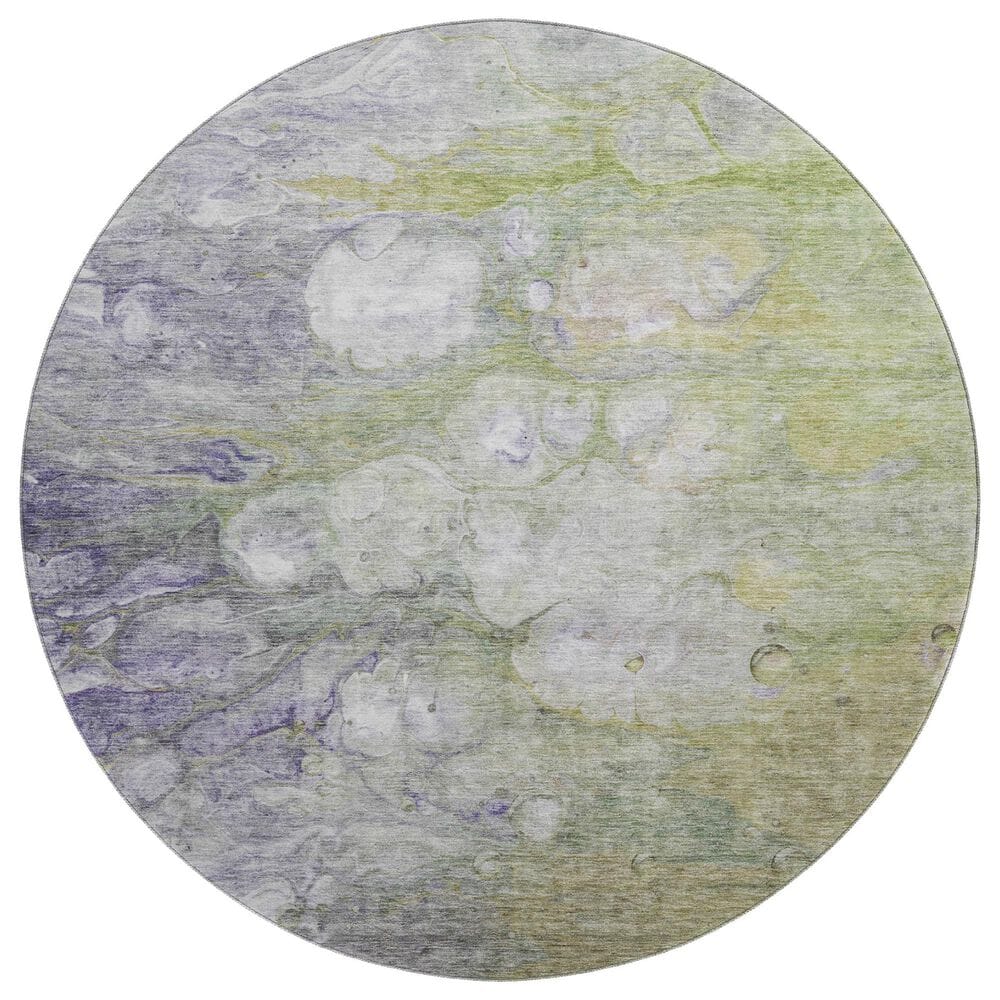 Dalyn Rug Company Trevi TV7 8" Round Aloe Area Rug, , large
