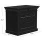 Wycliff Bay Willow Lane Lateral Filing Cabinet in Ebony Black, , large