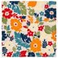 Safavieh Cabana CBN308A 6"7" Square Ivory and Orange Indoor/Outdoor Area Performance Rug, , large