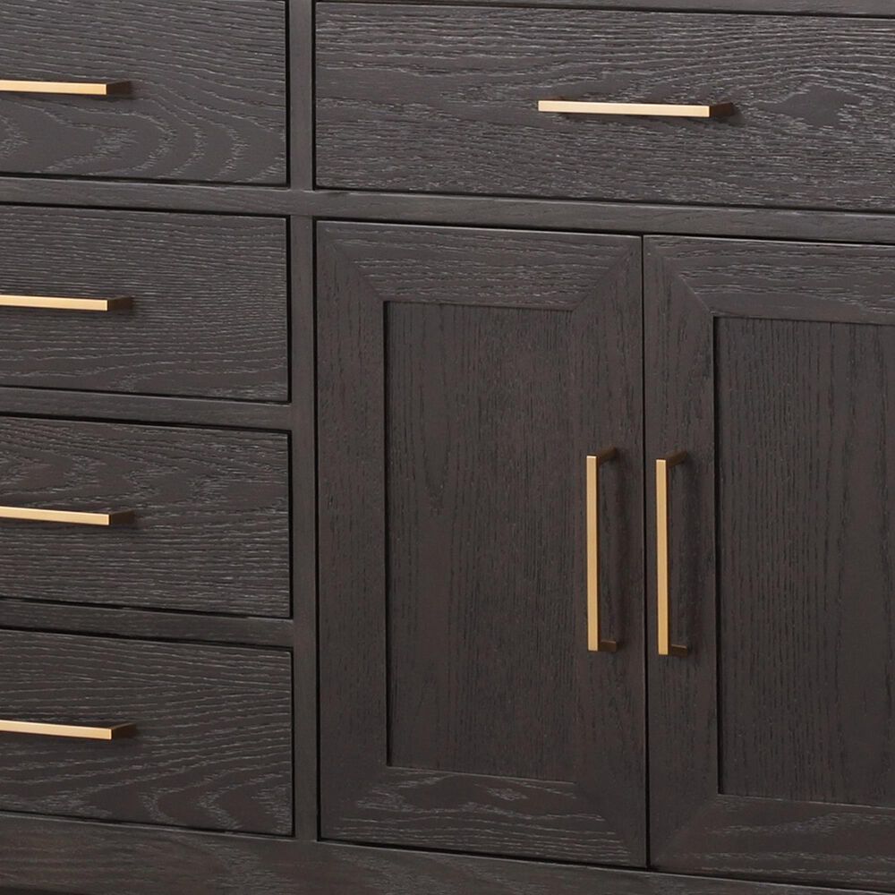 Lexora Home Abbey 72&quot; Double Bathroom Vanity in Brown Oak with 2 cm White Cultured Marble Top and Rectangular Sinks, , large