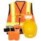 Melissa & Doug Construction Worker Costume Role Play Set, , large