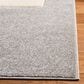 Safavieh Carousel CRK165 2" x 8" Grey and Ivory Kids Runner, , large