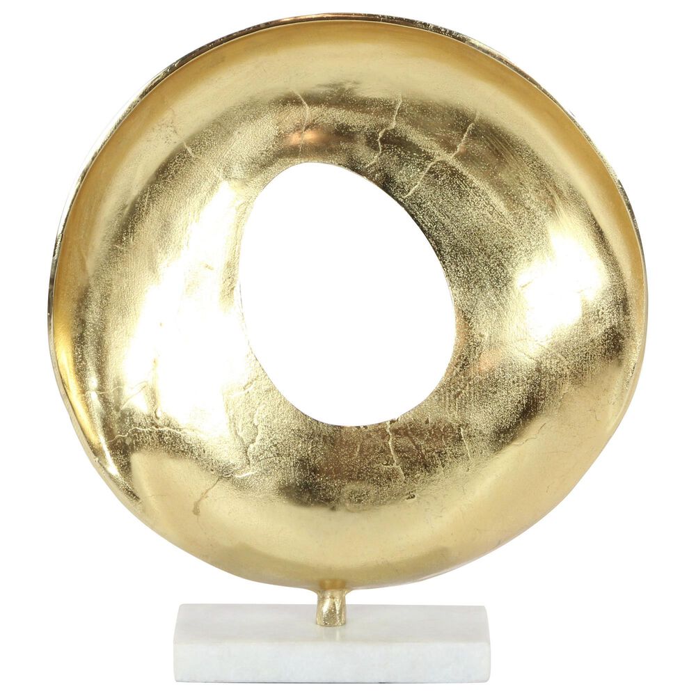 Maple and Jade 17" Sculpture in Gold, , large