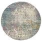 Safavieh Aria  Damask 6"6" Round Cream and Multicolor Area Rug, , large
