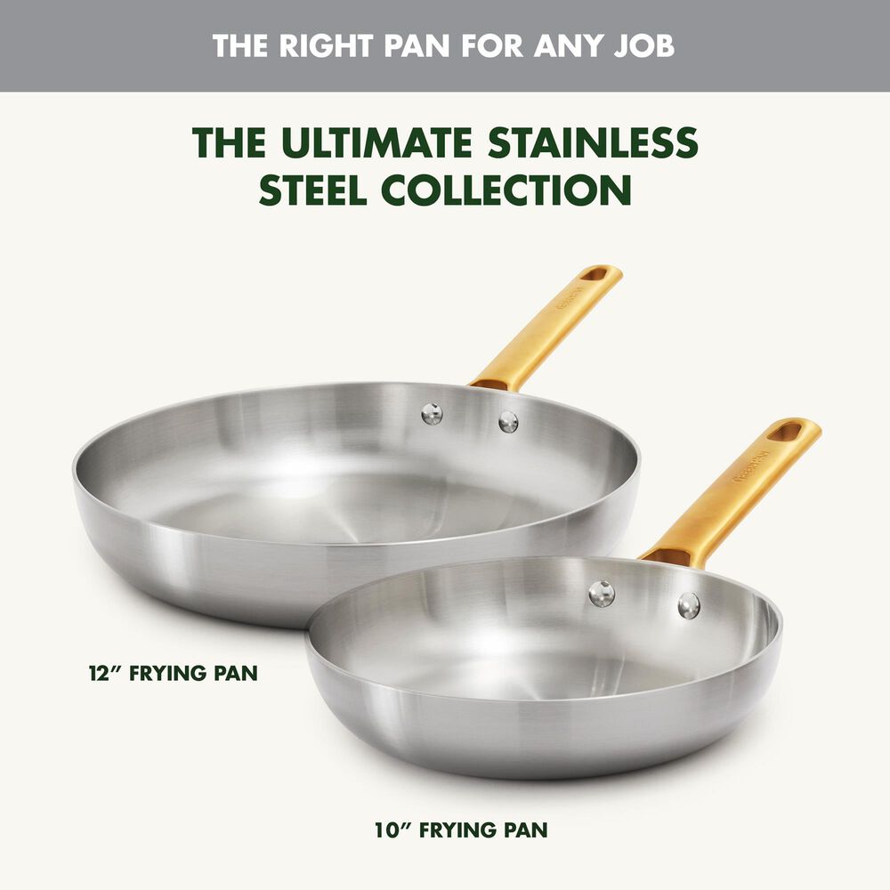 Green Pan Reserve 2-Piece Frypan Set in Stainless Steel, , large