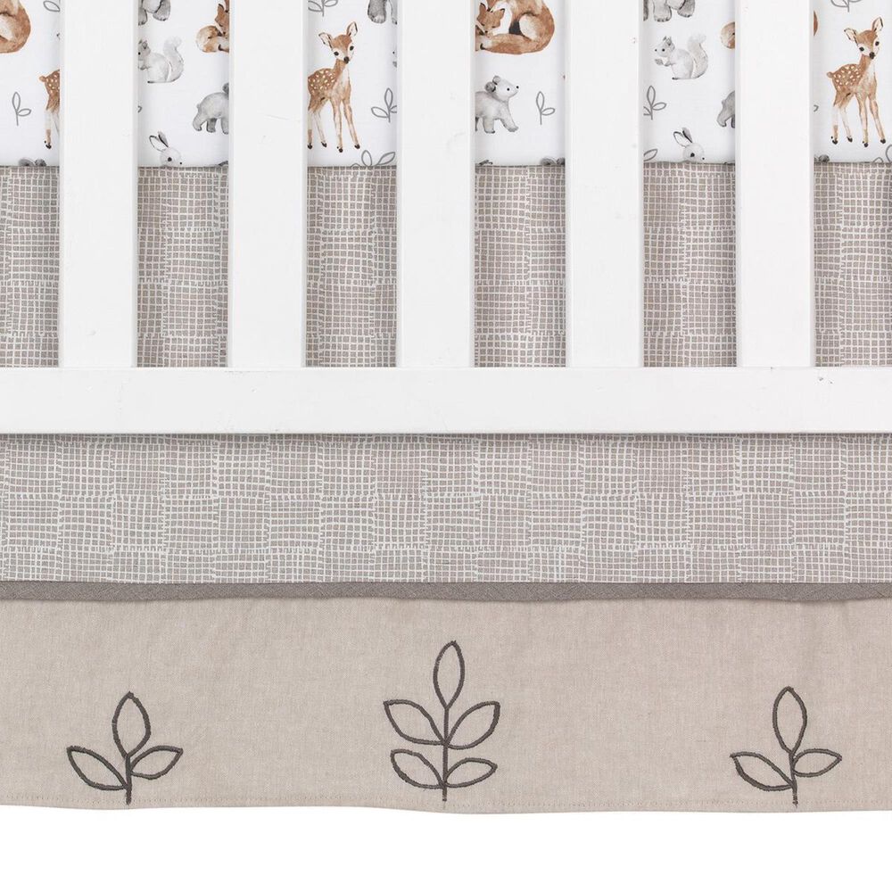 Lambs and Ivy Animals 4-Piece Nursery Crib Bedding Set in Beige, , large