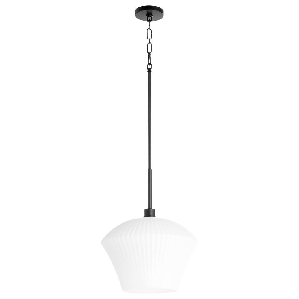 Quorum Cassini 15" Pendant Light in Matte Black, , large