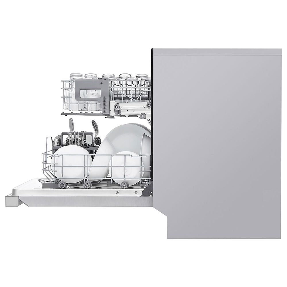 LG 24&quot; Front Control Smart Dishwasher in Stainless Steel, , large