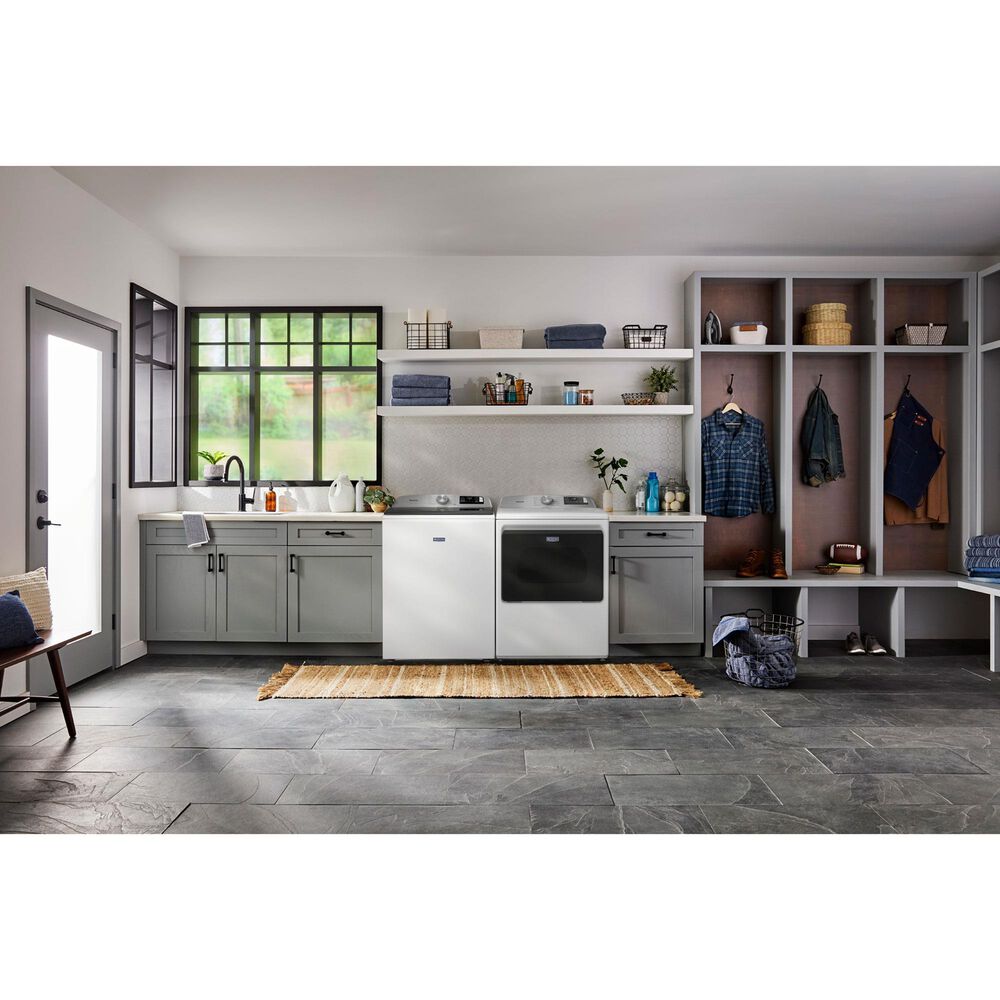 Maytag 5.2 Cu. Ft. Top Load Agitator Washer in White, , large