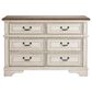 Ashley Realyn 3-Piece Queen Upholstered Storage Bed Set in Chipped White, , large