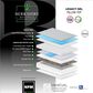 Sleeptronic Berkshire Legacy II Gel Pillow Top Plush Full Mattress with Low Profile Box Spring, , large