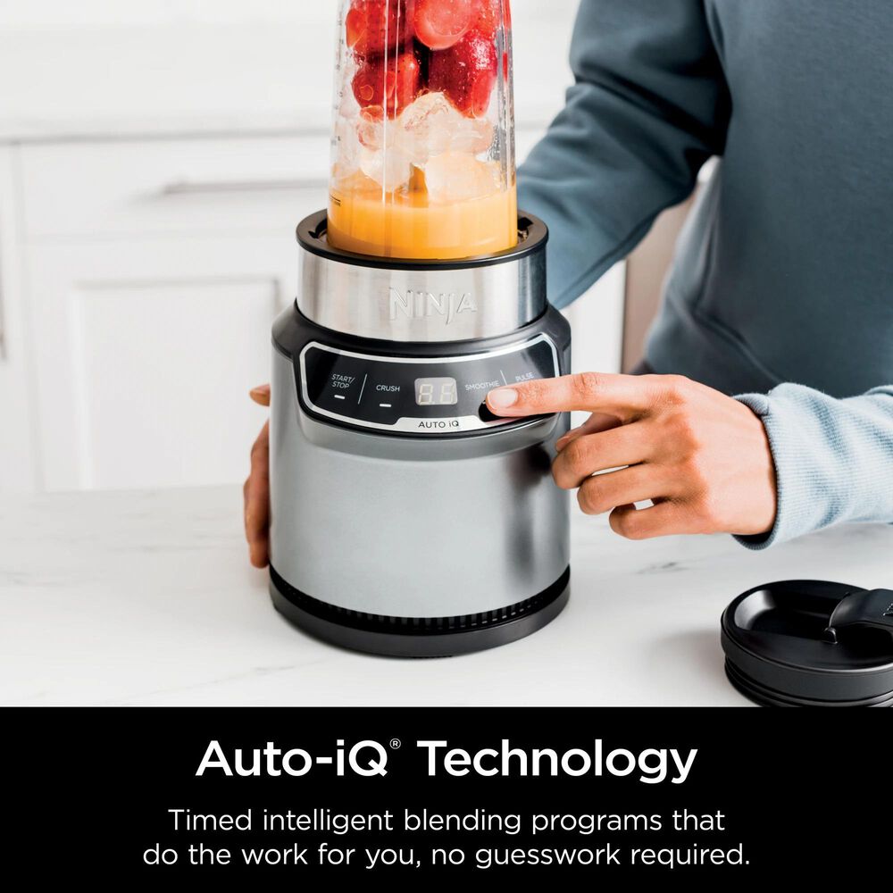 Ninja 4-Speed Nutri-Blender Pro with Auto-iQ in Cloud Silver, , large