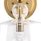 Jamie Young Direct Ship Halden Glass Wall Sconce in Brass, , large