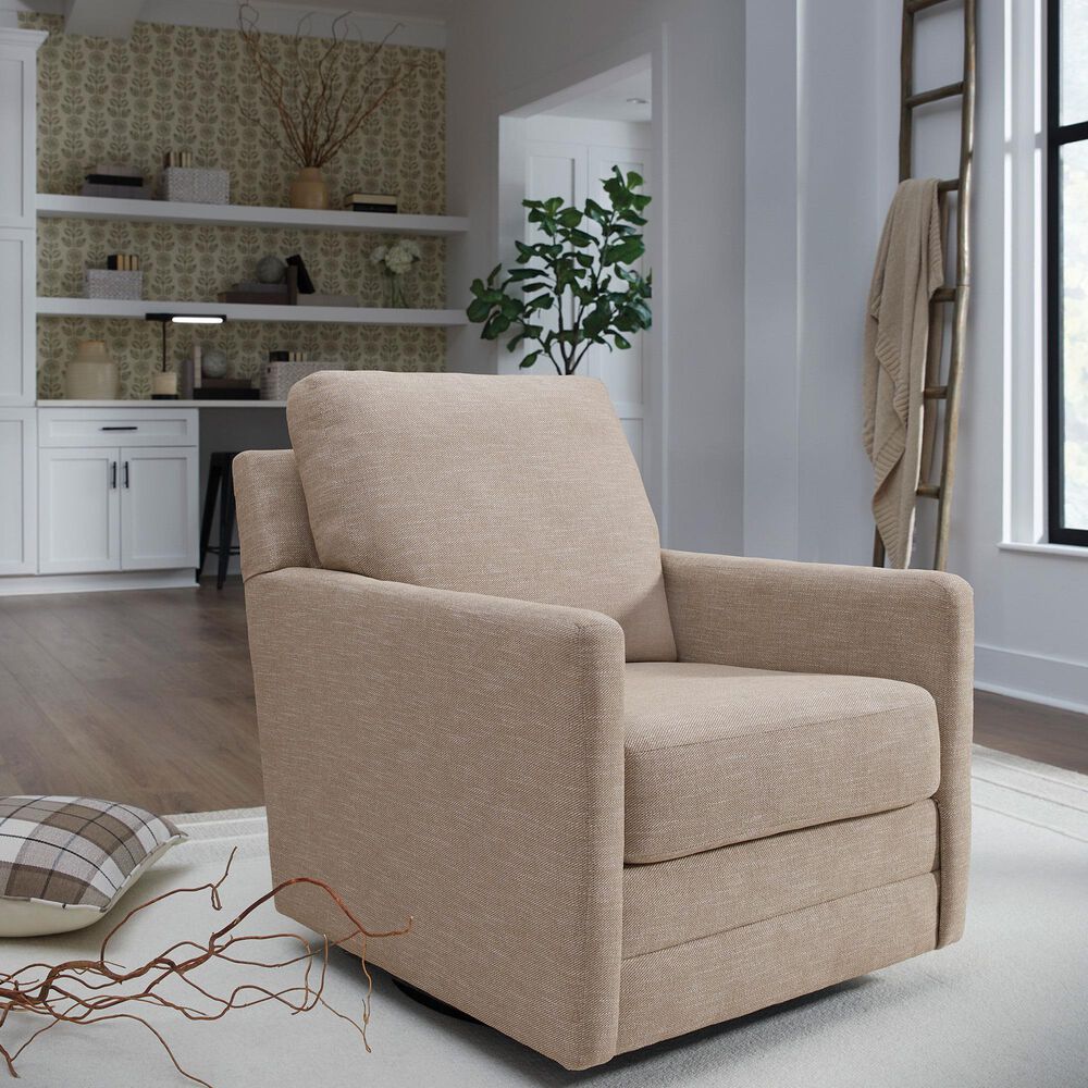 Ashley Freybourne Swivel Accent Chair in Twill, , large