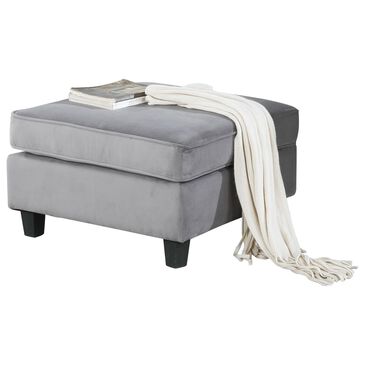 Lilola Home Zelmira Ottoman in Gray, , large
