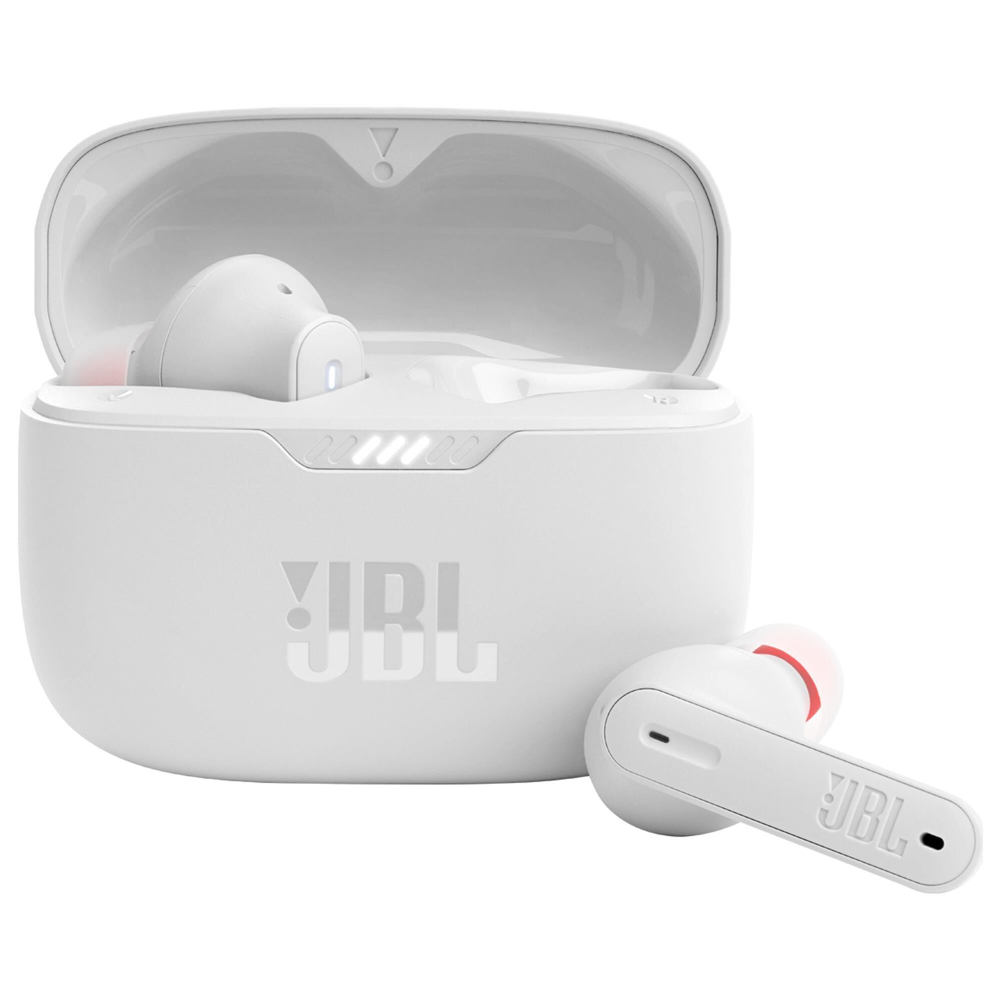 JBL Tune 230 True Wireless Noise Cancelling Earbuds in White | NFM