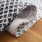 Safavieh Micro-Loop 4" x 6" Black and Ivory Area Rug, , large