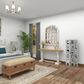 Maple and Jade Farmhouse Room Divider Screen in Distressed White, , large