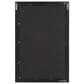 Maple and Jade 36" Wood Rectangular Minimalistic Wall Mirror in Matte Black, , large