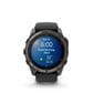 Garmin Fenix 8 Pro Sapphire AMOLED Smartwatch 51mm Carbon Gray DLC Titanium Case with Black and Pebble Gray Silicone Band, , large
