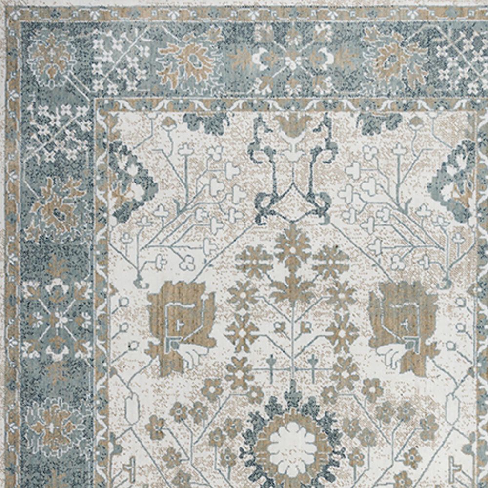 RIZZY Elite 10&#39; x 13&#39; Ivory and Light Grey Area Rug, , large