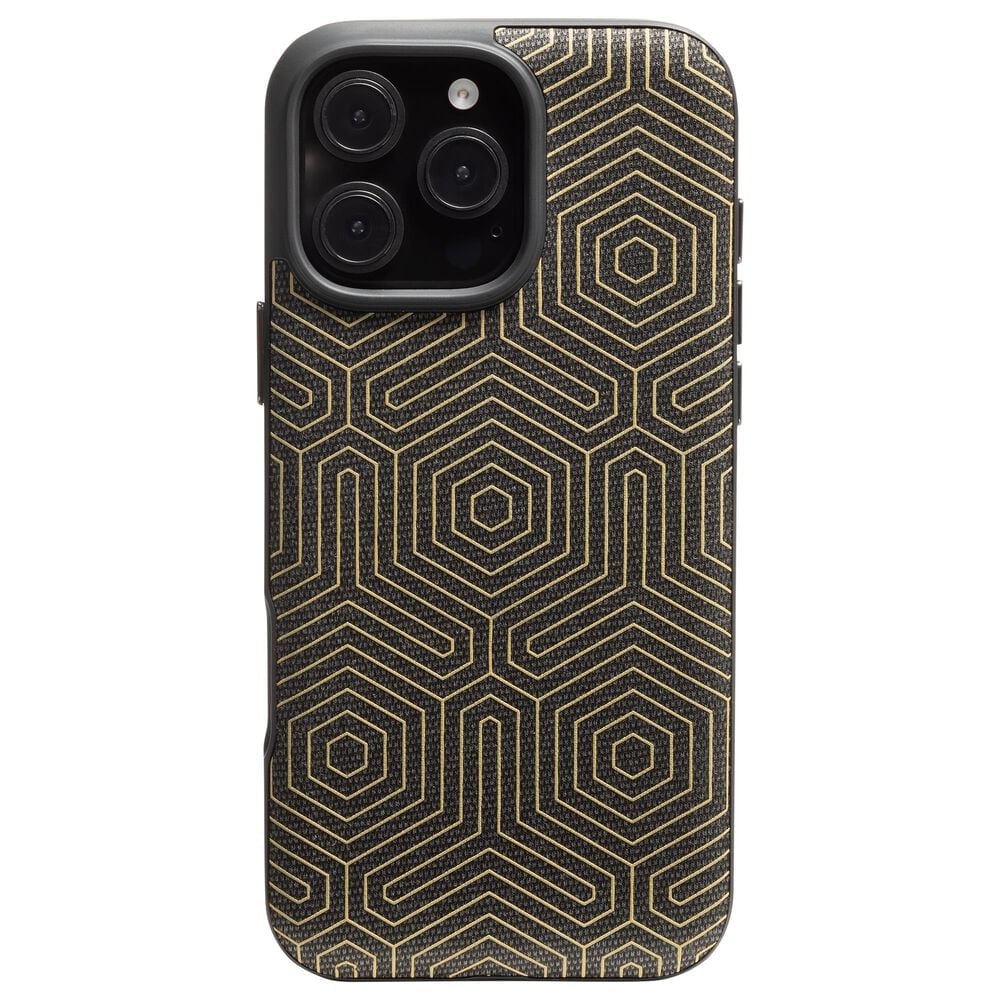 Zagg London Snap MagSafe Case for Apple iPhone 16 Pro Max in Black Hexagon, , large