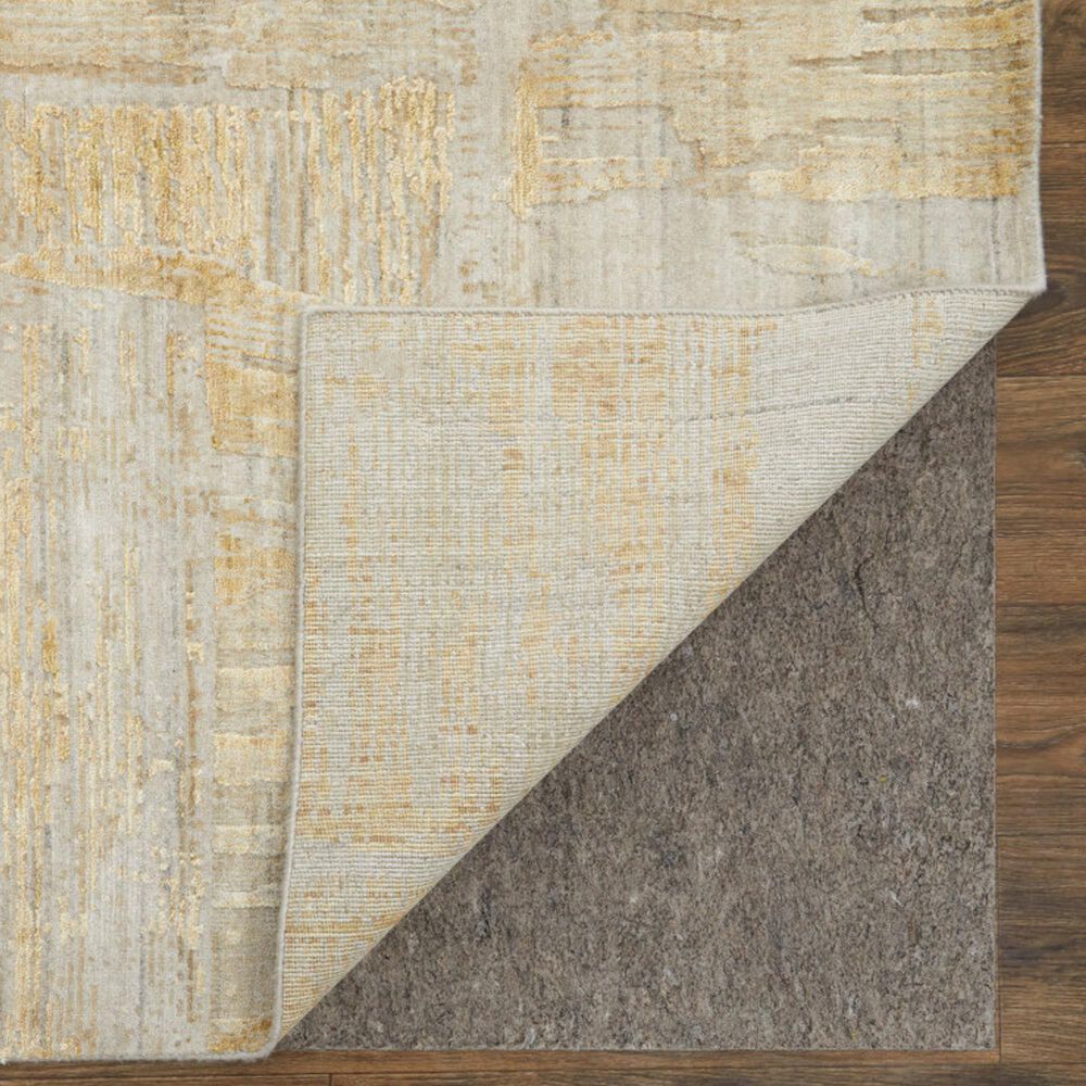 Feizy Eastfield 69FTF 3&#39; x 5&#39; Gold and Ivory Area Rug, , large