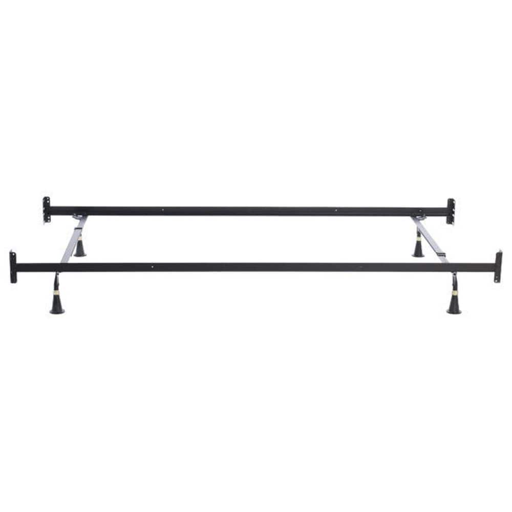 Home by Hollywood Twin/Full Headboard and Footboard Bed Frame in Black, , large