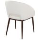 Lumisource Renee Arm Chair with White Cushion in Copper, , large