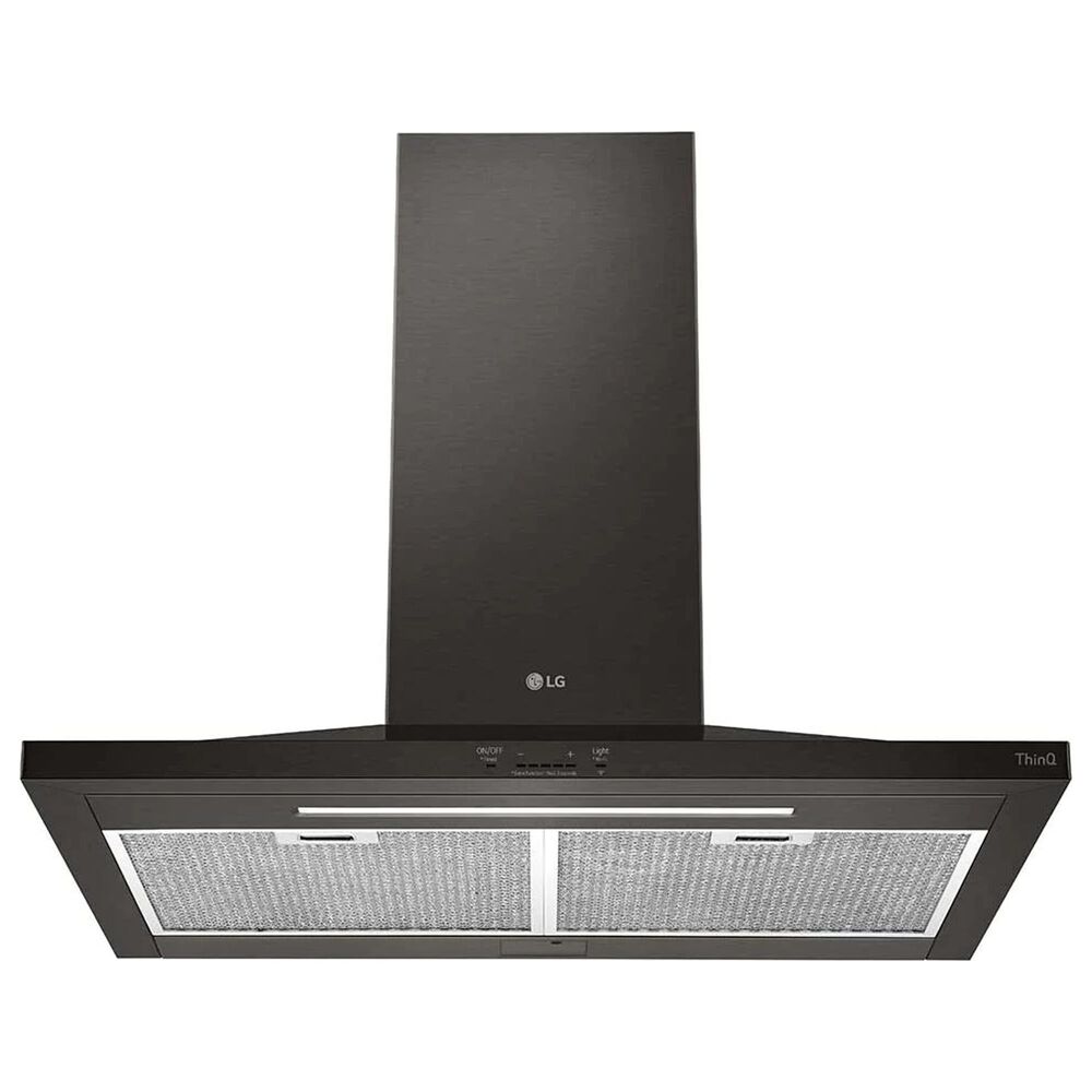 LG 30&quot; Wall Mount Chimney Hood in Black Stainless Steel, , large