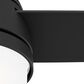 Hunter Midtown 48" Ceiling Fan with LED Lights in Matte Black, , large