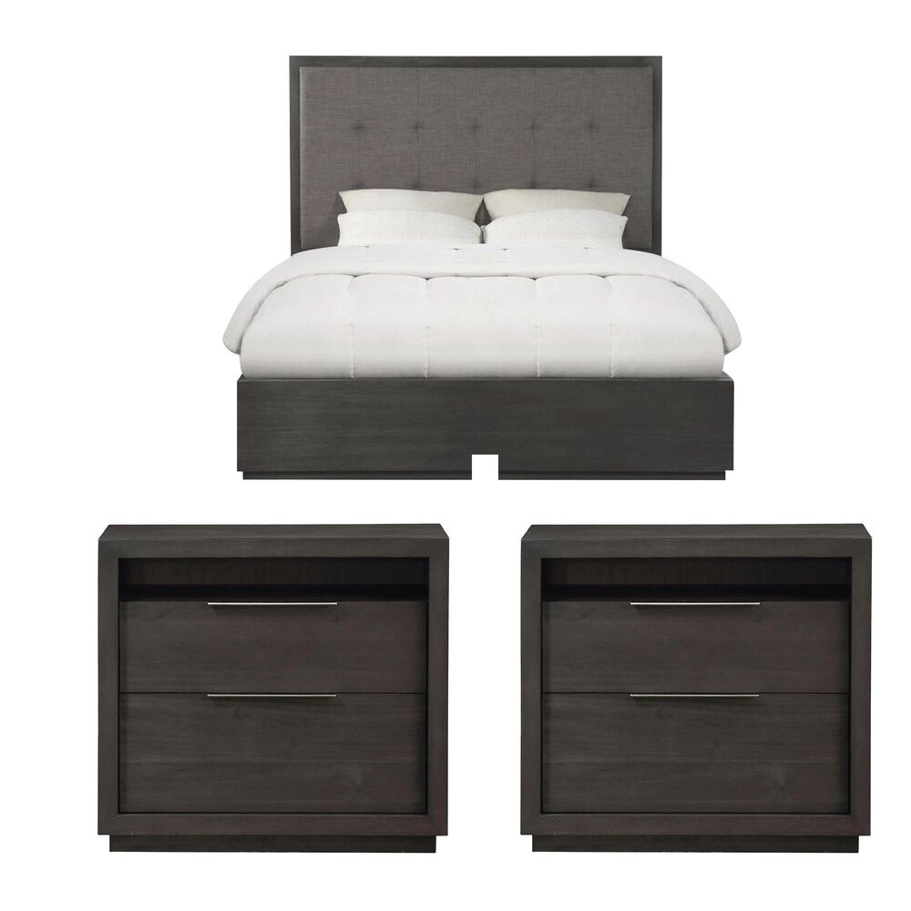 Urban Home Oxford 3-Piece King Bedroom Set in Basalt Grey, , large
