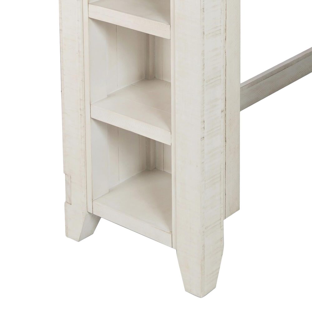 Waltham Madison County Sofa Console and 3 Stools in Vintage White and Barnwood, , large