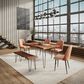 Waltham Nature"s Edge 60" Dining Table in Chestnut and Black - Table Only, , large
