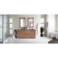 James Martin Vanities Savannah 72" Double Bathroom Vanity in Driftwood with 3 cm Charcoal Soapstone Quartz Top and Rectangular Sinks, , large