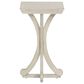Linden Boulevard Dylan Sculptural Pedestal End Table in White, , large