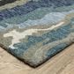 Oriental Weavers Kipton 5" x 8" Grey and Blue Area Rug, , large