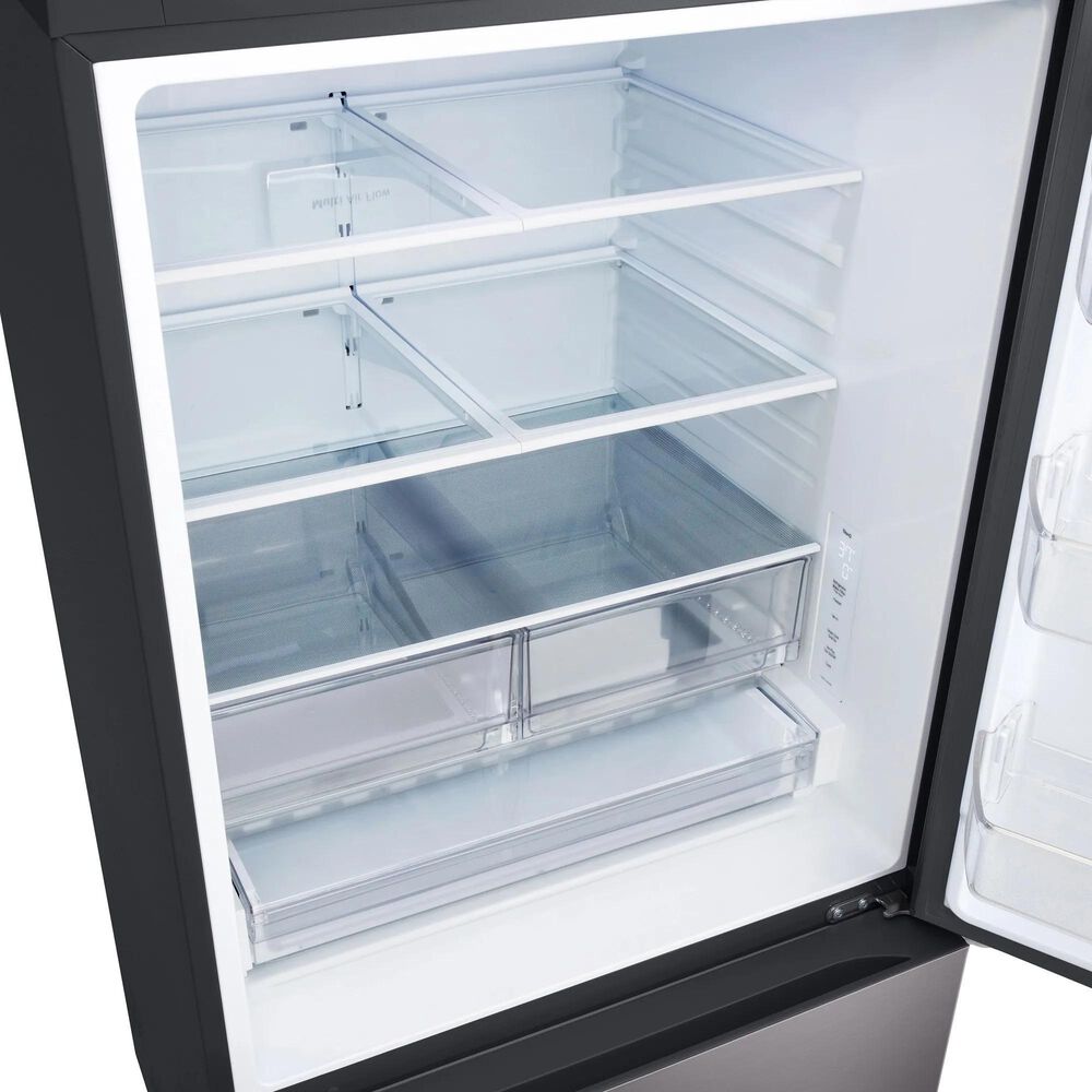LG 26 Cu. Ft. Bottom Freezer Refrigerator in Black Stainless Steel, , large